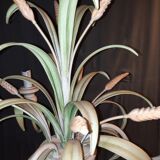 3-light metal vegetal pattern chandelier