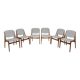 Mid-Century Teak Ella Dining Chairs by Arne Vodder for Vamo Sønderborg, Denmark, 1960s, Set of 6