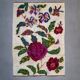 Vintage rose kilim rug 170x240cm shabby wool and silk, boho medium 2544