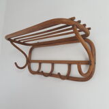 Vintage wooden coat rack