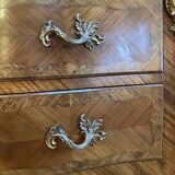 Louis XV style chest of drawers inlaid rosewood