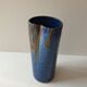 Ceramic vase with blue cover Signed Jean CACHELEUX (Puisaye)