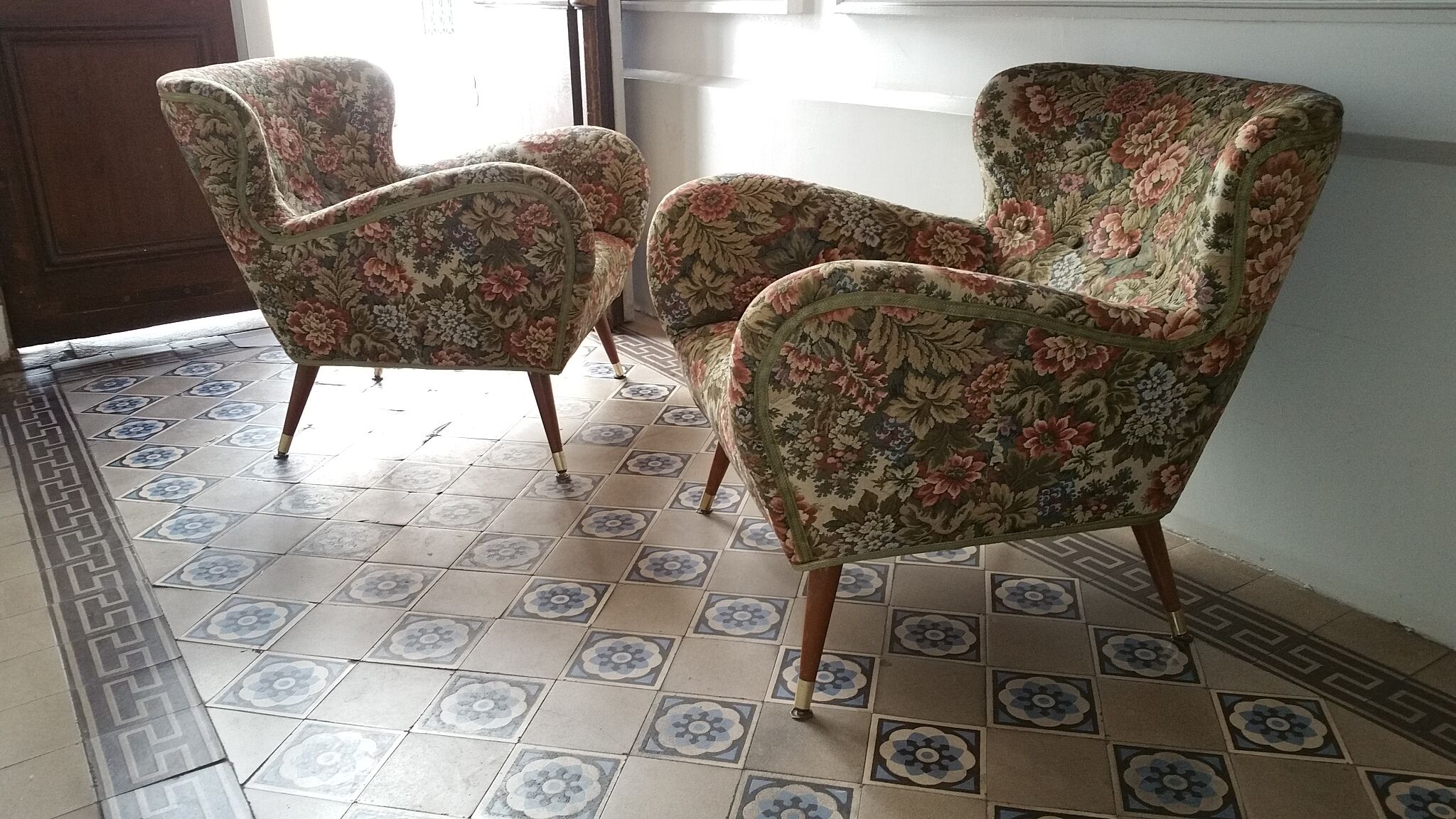 Pair of chairs organic years 50-60