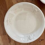 2 antique plates, for soup or porridge