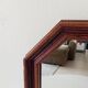 Vintage octagonal mirror from the 1960s.