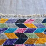 Colorful Moroccan wool rug 250cm x 150cm