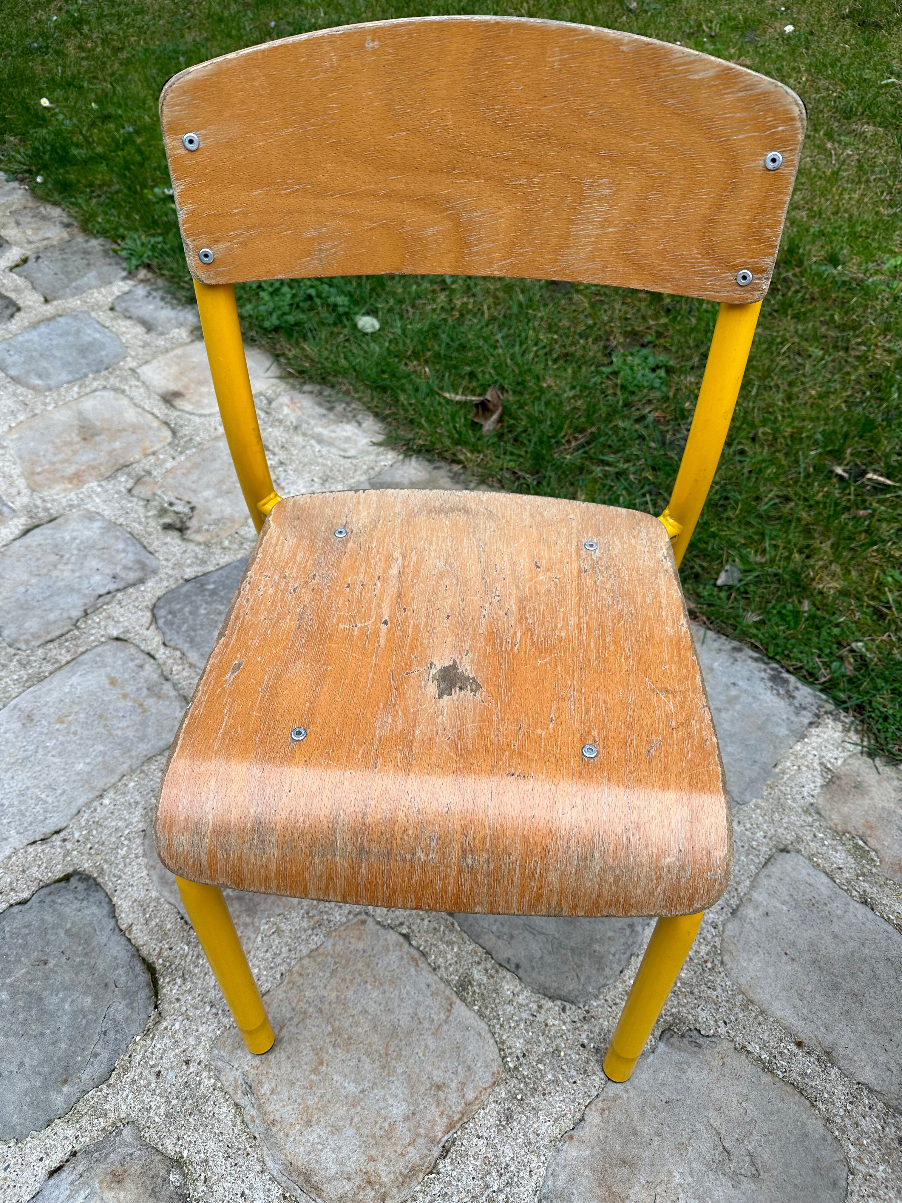 Pair of school chairs