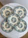 5 ironstone plates GIEN 21cm