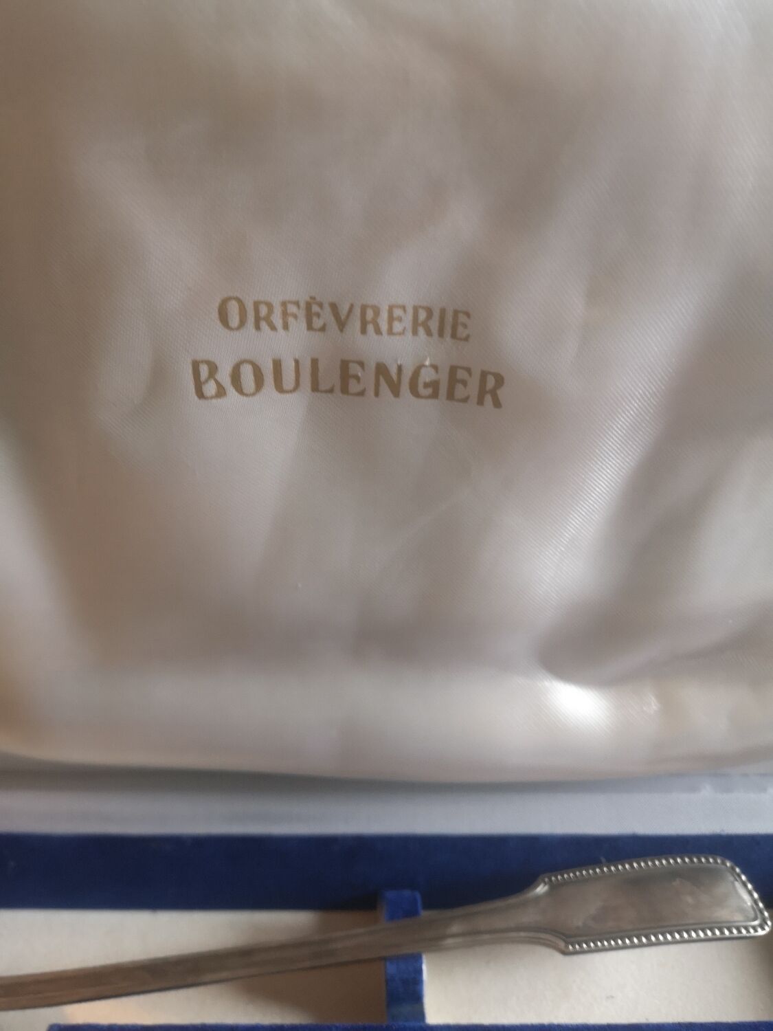 Silver-plated metal cutlery by Boulenger