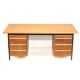 Large vintage teak wood desk/executive desk from the 1960s