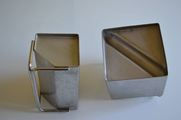 Pichet et seau à glace inox design minimaliste