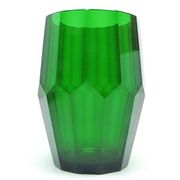 Art Deco vase, crystal, designed by J. Hoffmann, Bohemia, Czechoslovakia, 1930s