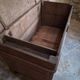Antique marriage chest in oak / blanket chest – 18th century, Auvergne, France