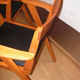 Pair of vintage bridge armchairs