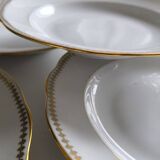 Set of 6 Sologne porcelain plates