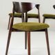 Chaises de salle à manger moderne design vert sauvage