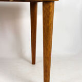 Oak veneered folding dining table from UP Závody 1960 s