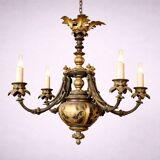 antique chandelier from the time of Napoleon III, dating from the second half of the 19th century