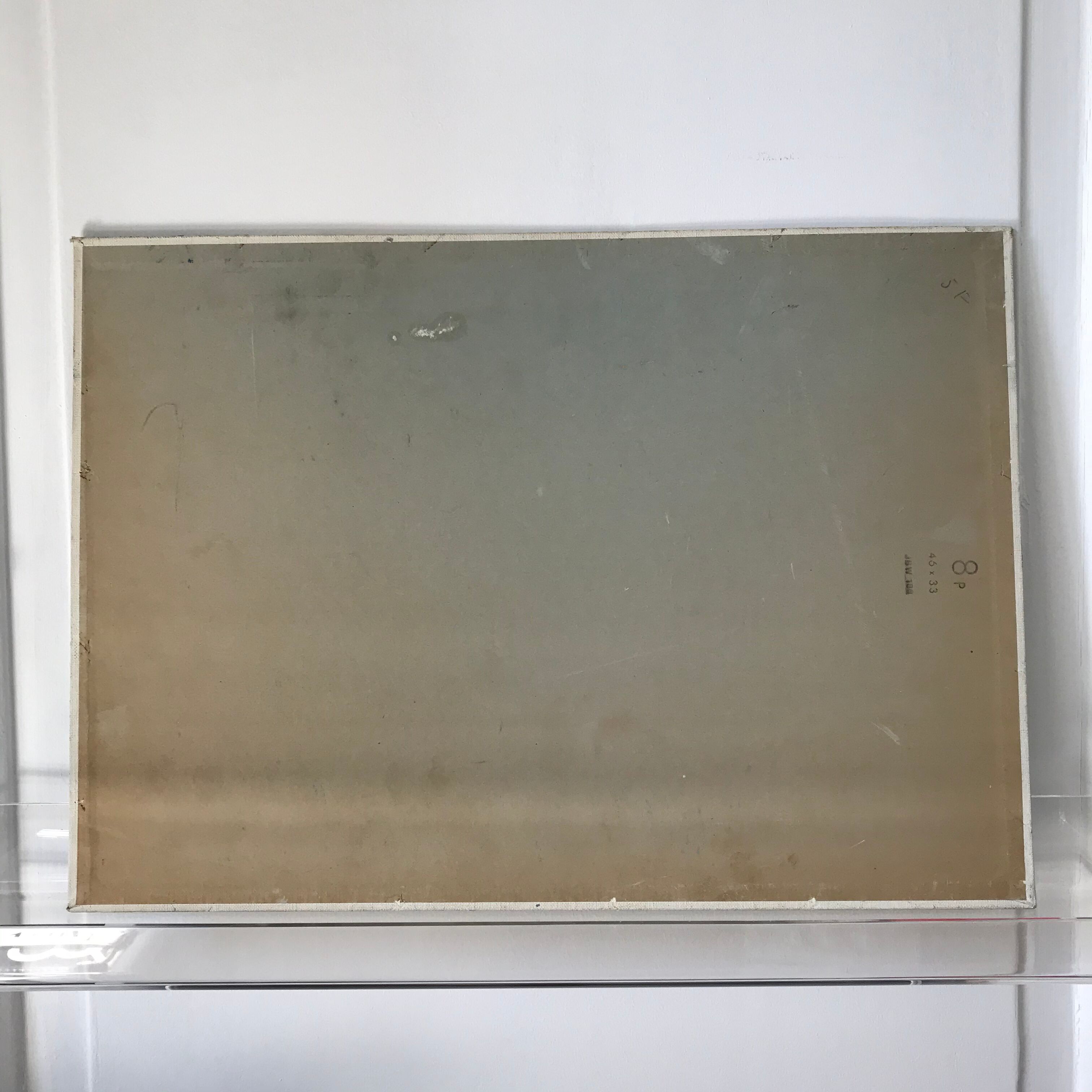 Abstract painting stormy seaside