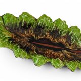 Mid-Century Majolica Centerpiece by Vallauris, Handmade, 1950s France