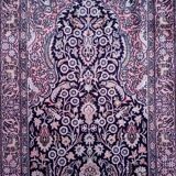 Tapis cachemire soie fait main 155x92cm