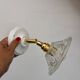 Vintage glass cut lampshade - tableware collection