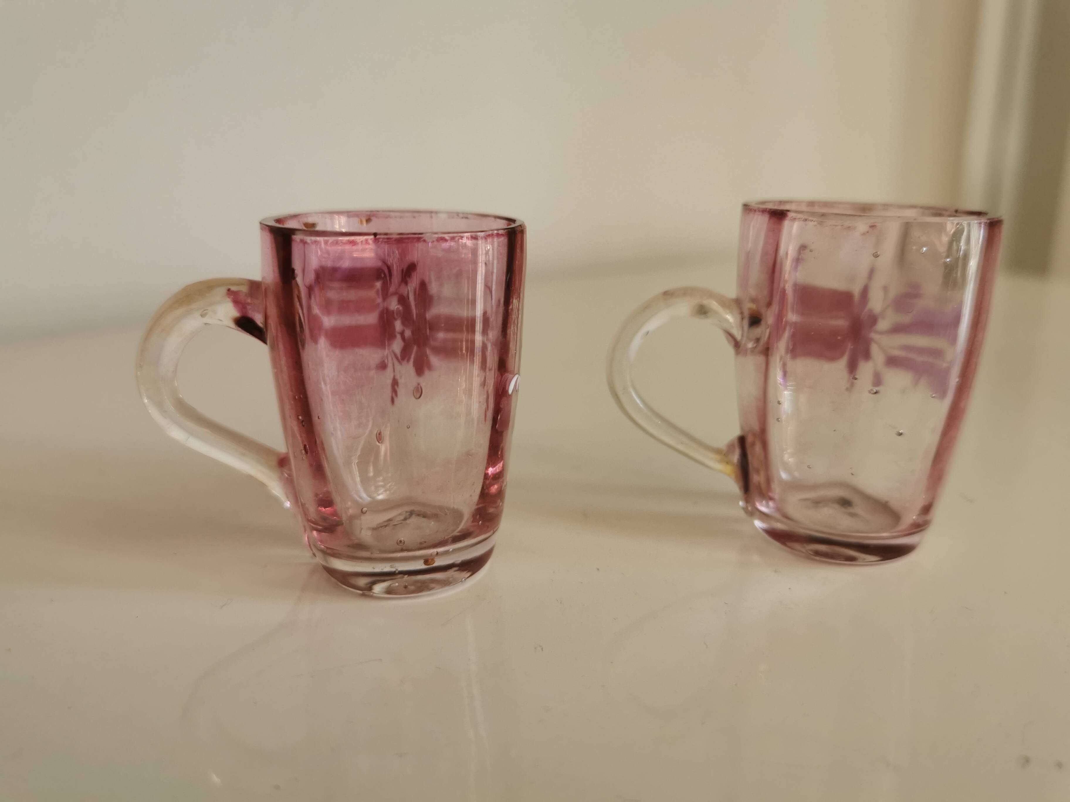 Licorera / jarra francesa y vasos – art noveau