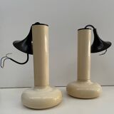 Pair of seventies suspensions, space age, lita brand