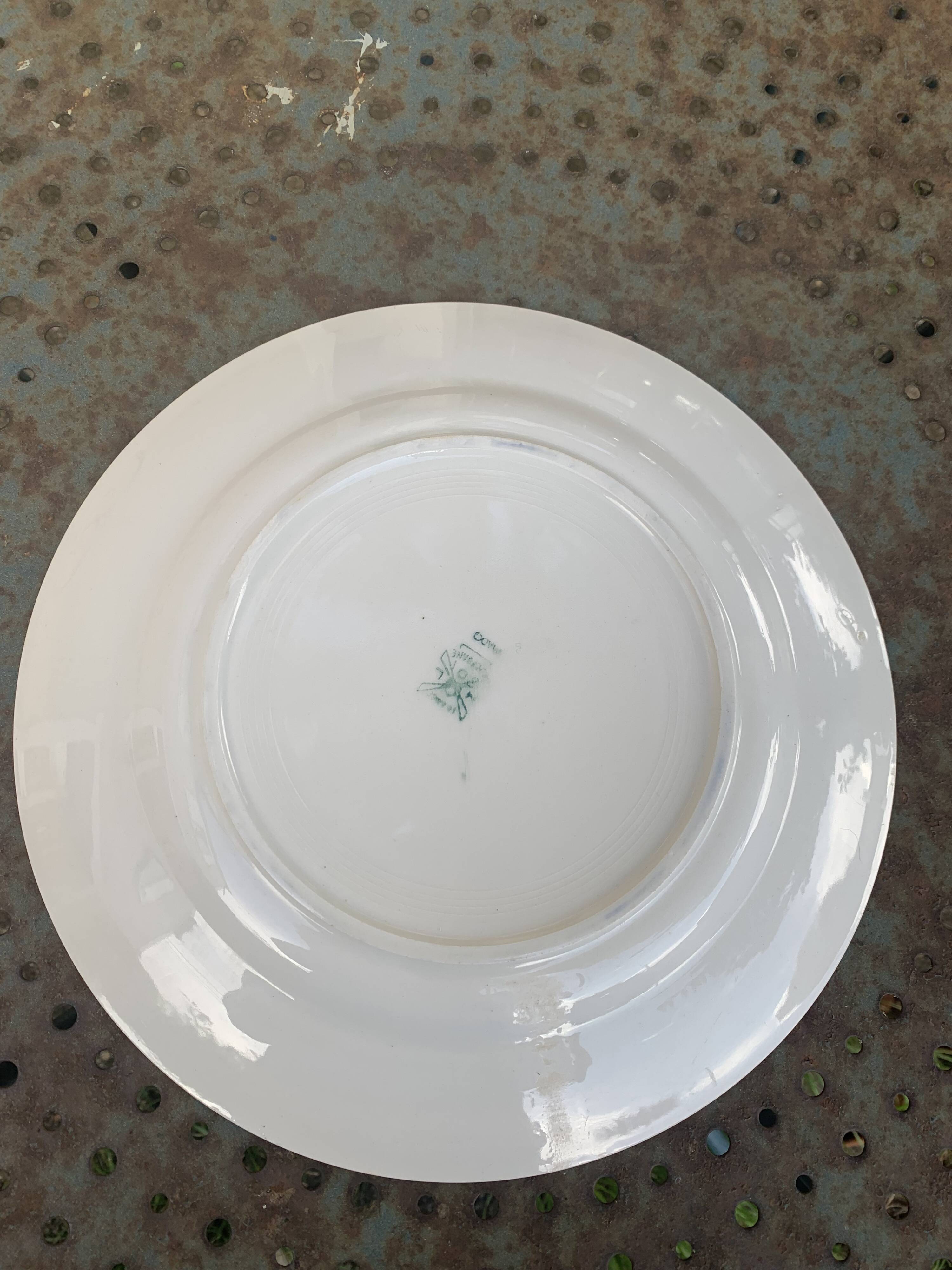 Cake dish, Madonna model, Moulin des Loups, Orcerame, made in France,