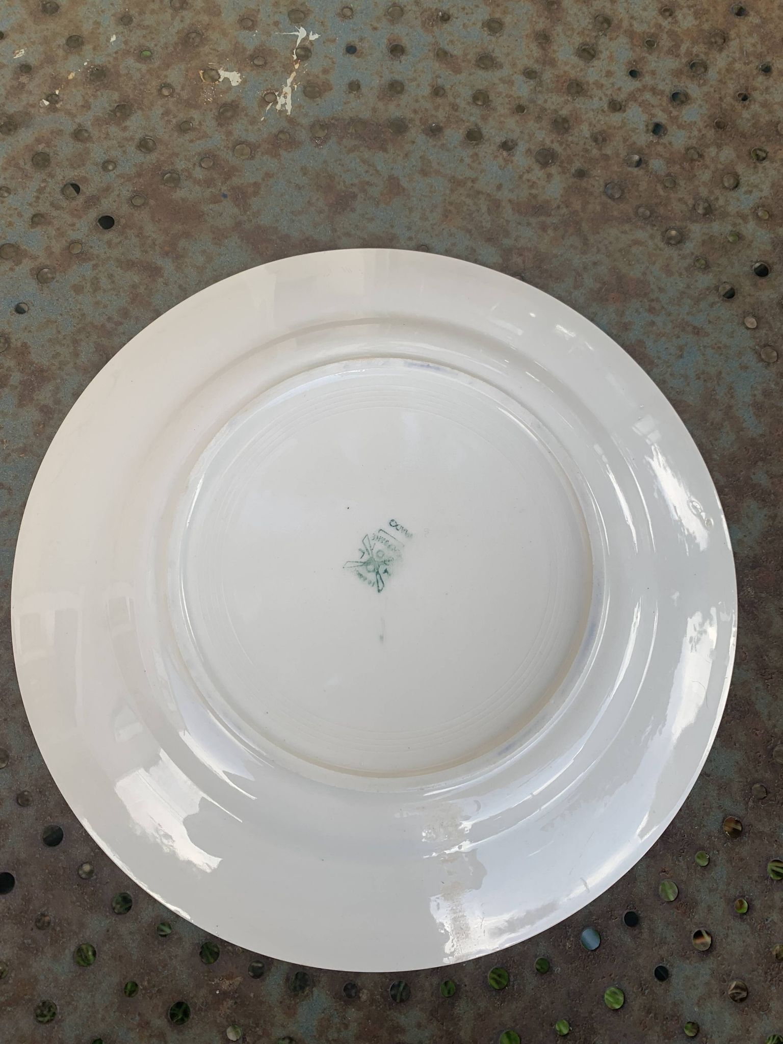 Cake dish, Madonna model, Moulin des Loups, Orcerame, made in France,