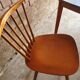 Together two Scandinavian chairs and its wooden and formica table