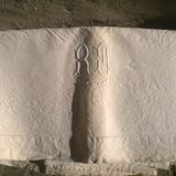 Old sheet "with monogram"