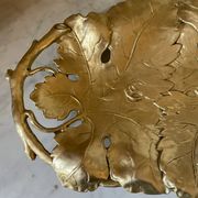 Solid brass fruit bowl