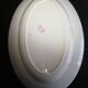 Longwy dish, pink and white Manon model