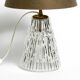 Heavy large Mid Century Modern glass table lamp by Rupert Nikoll Vienna | h