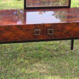 Dressing Table Console Entrance Furniture in Rosewood with Mirror