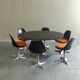 Space Age dining set by Maurice Burke for Arkana