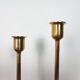 Scandinavian brass candle holders