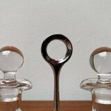 German vintage plateau for household oil and vinegar by WMF, 1970s, set of 3.