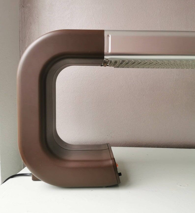 Plastic lamp design Knox 1970, space age