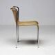 Gabriele Mucchi S5 Italian Modernity Dining Chairs with Chrome Tubular Frames and Rope Seats