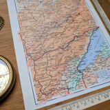 Imprimée en 1955, Morteau, Pontarlier, Yverdon, Neuchâtel