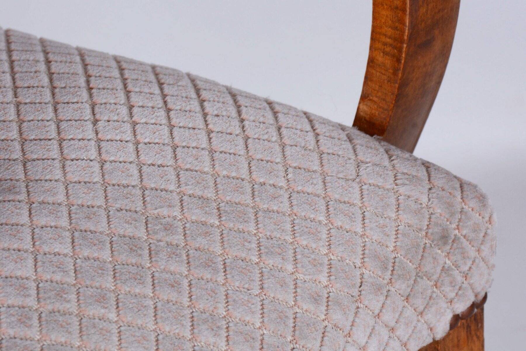 Fauteuil Art Déco en hêtre par Jules Leleu, années 1930