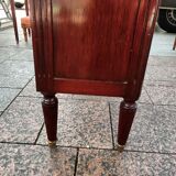 Bookcase forming showcase styleLouis XVI marble top