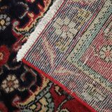 Tapis persan fait à la main en laine rouge 283x420cm