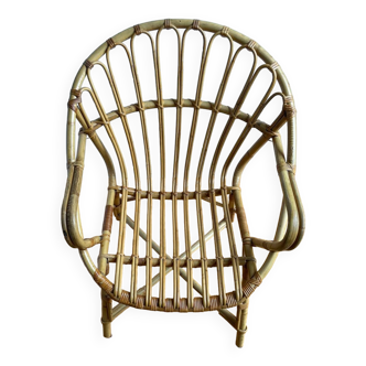 Rattan armchair