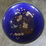 Cloisonné enamel cup with floral decoration