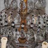 Chandelier with pendants 8 light arms