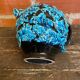Old pichet cyclope charles cart ceramic fat lava blue + black vintage