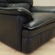 Leather armchair, Italian design, 1960s, production: Italy